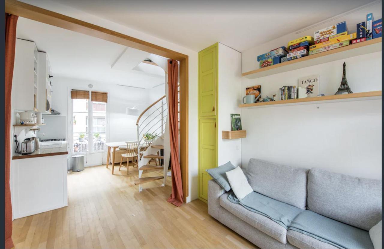 Paris Petit Appartement Lumineux Et Atypique Экстерьер фото