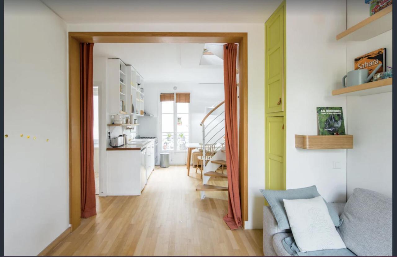 Paris Petit Appartement Lumineux Et Atypique Экстерьер фото