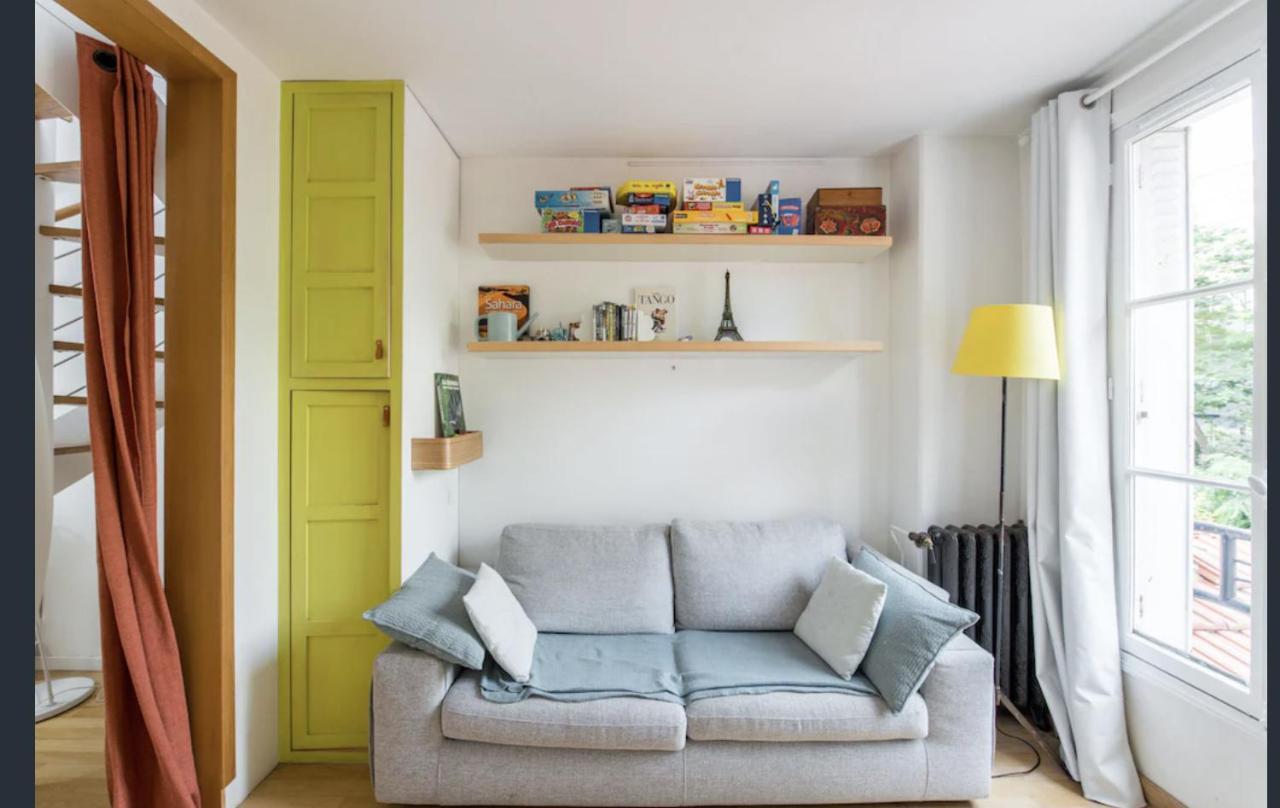 Paris Petit Appartement Lumineux Et Atypique Экстерьер фото