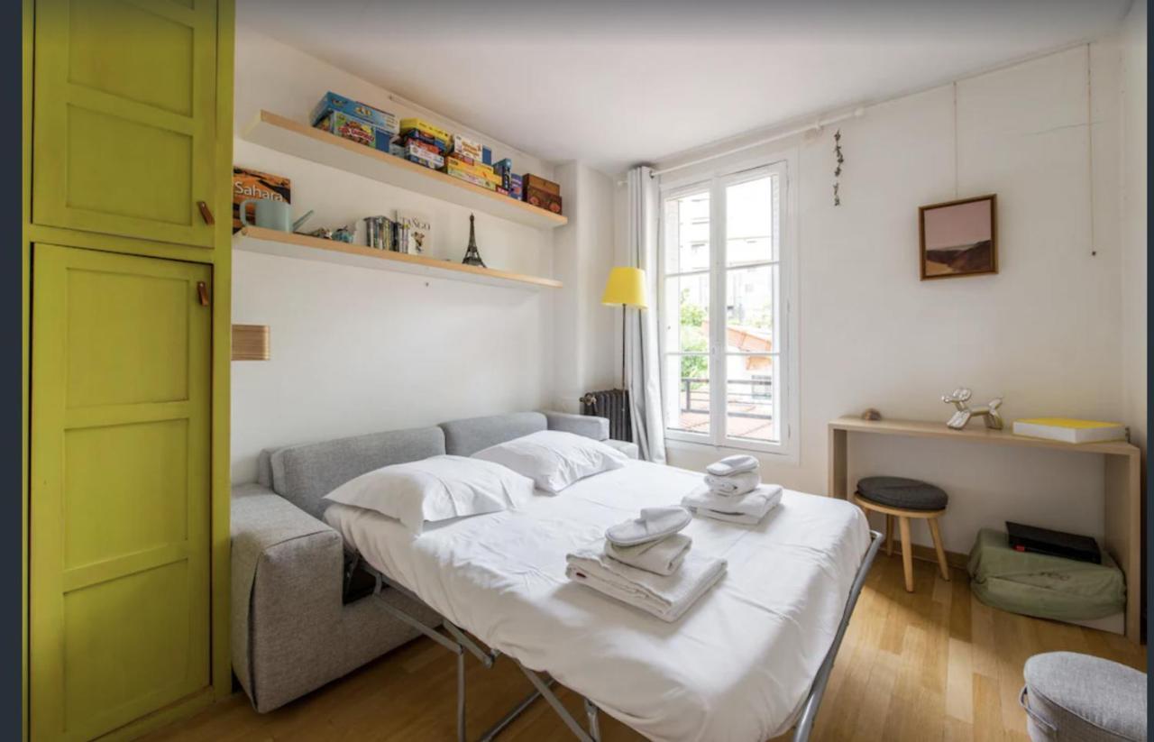 Paris Petit Appartement Lumineux Et Atypique Экстерьер фото
