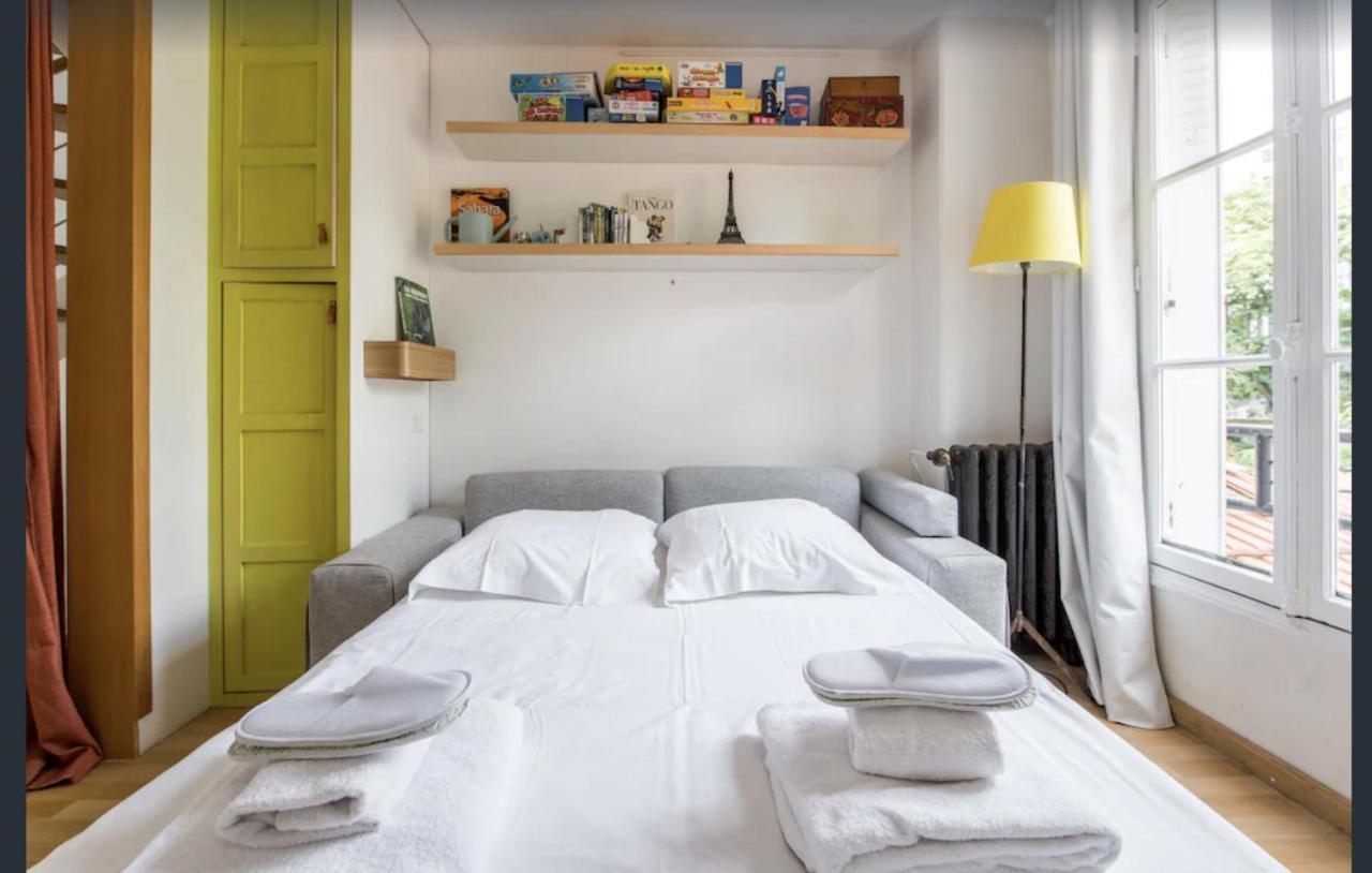 Paris Petit Appartement Lumineux Et Atypique Экстерьер фото